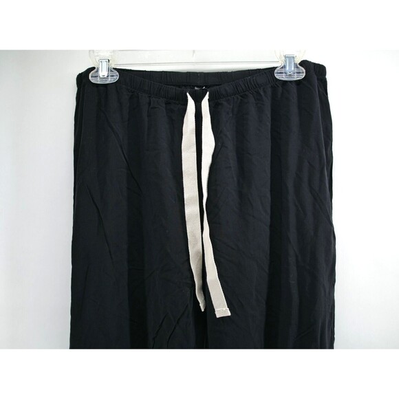 Joe's Women's Draw String Rayon Pants Sz Large Black - Picture 2 of 8